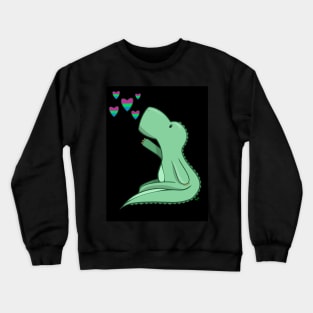 Polysexual Pride Dinosaur Crewneck Sweatshirt